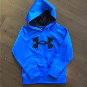 Under Armour Blue Hooded Swearshirt